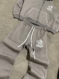 GREY LT TRACKSUIT PANTS