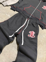 BLACK LT TRACKSUIT PANTS