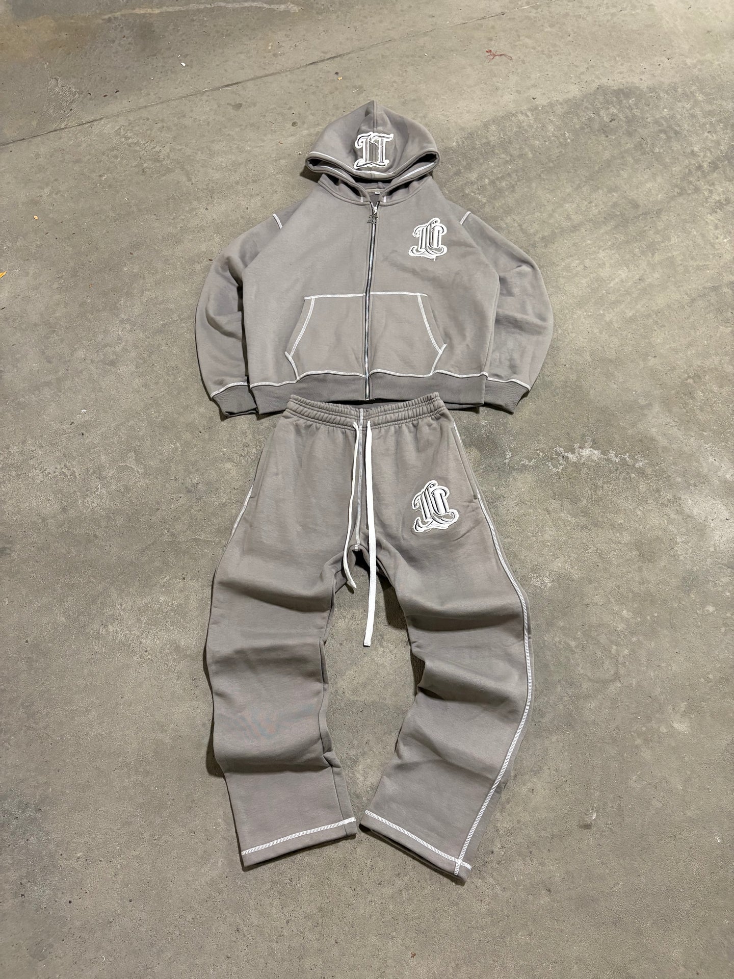 GREY LT TRACKSUIT