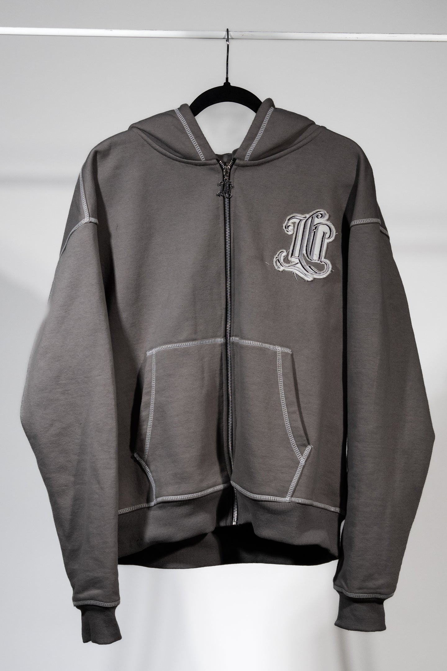 GREY LT TRACKSUIT-TOP