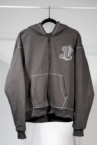 GREY LT TRACKSUIT-TOP